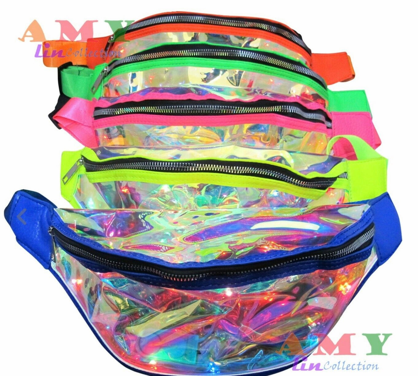 Clear metallic Fannie pack - Spin The Yard