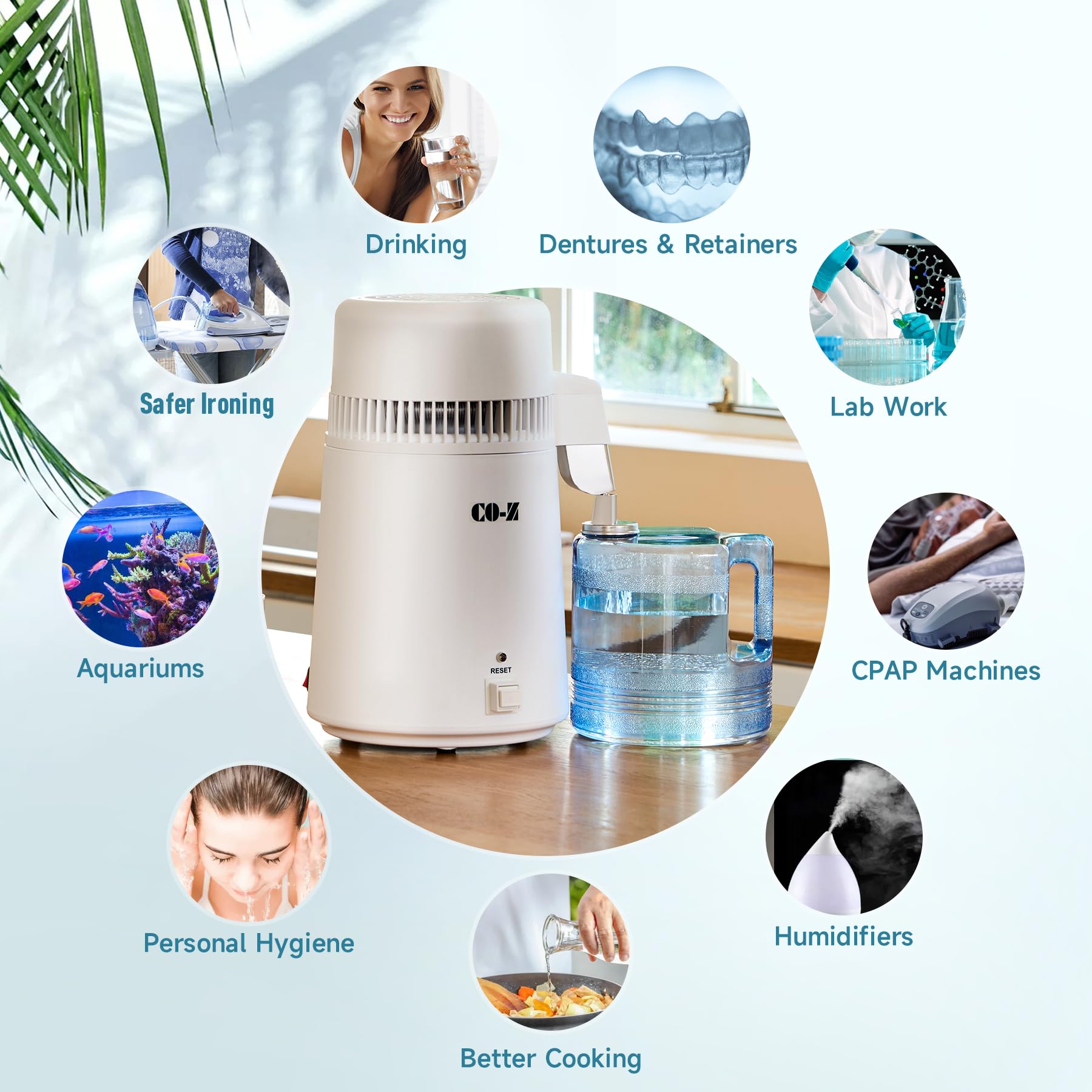 CO-Z 1.1 Gallon Water Distiller