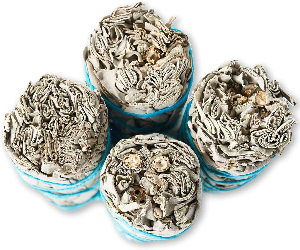 Blue River Sage 20 White Sage Smudge Sticks – 4 Inch Sustainably Grown Bundles