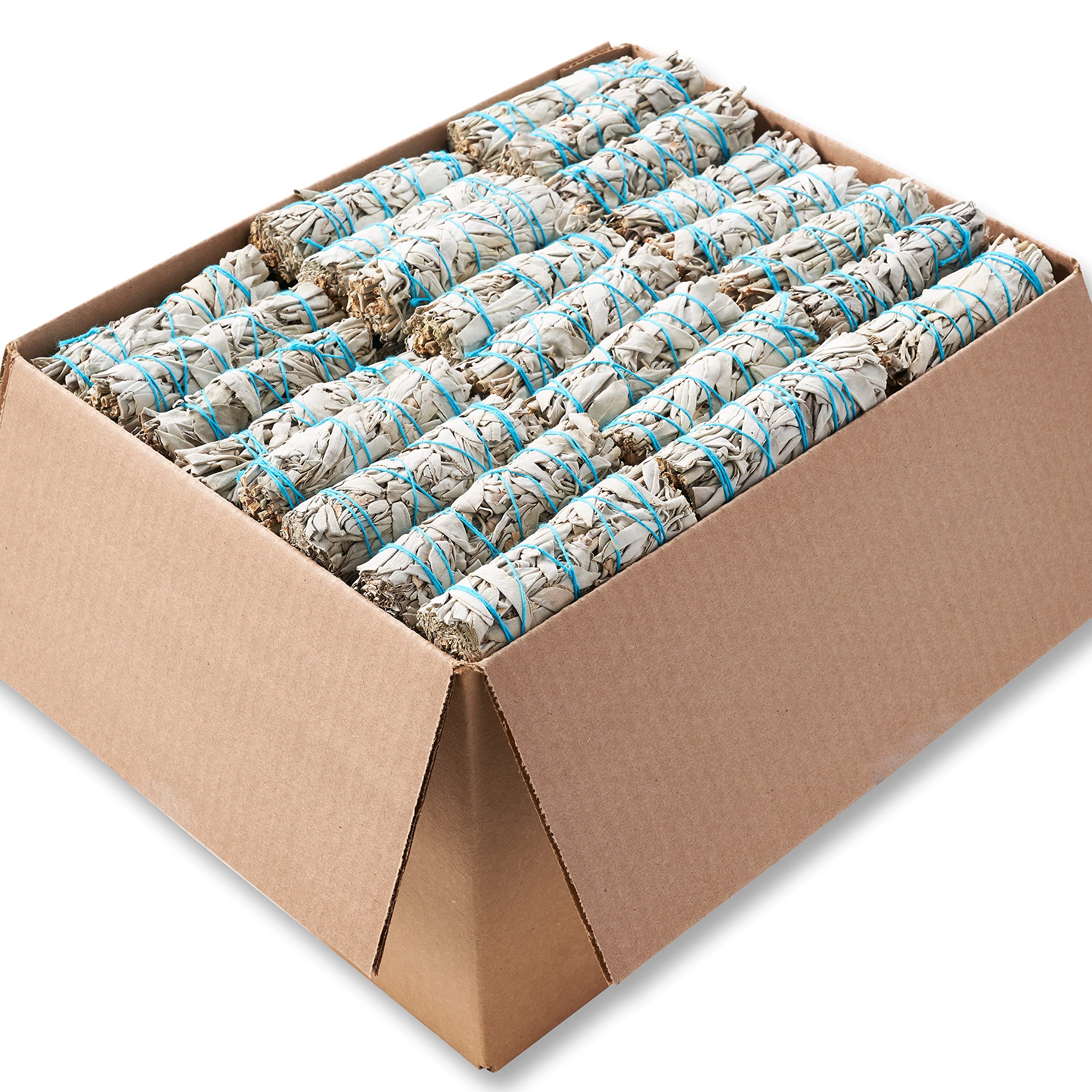 Blue River Sage 20 White Sage Smudge Sticks – 4 Inch Sustainably Grown Bundles