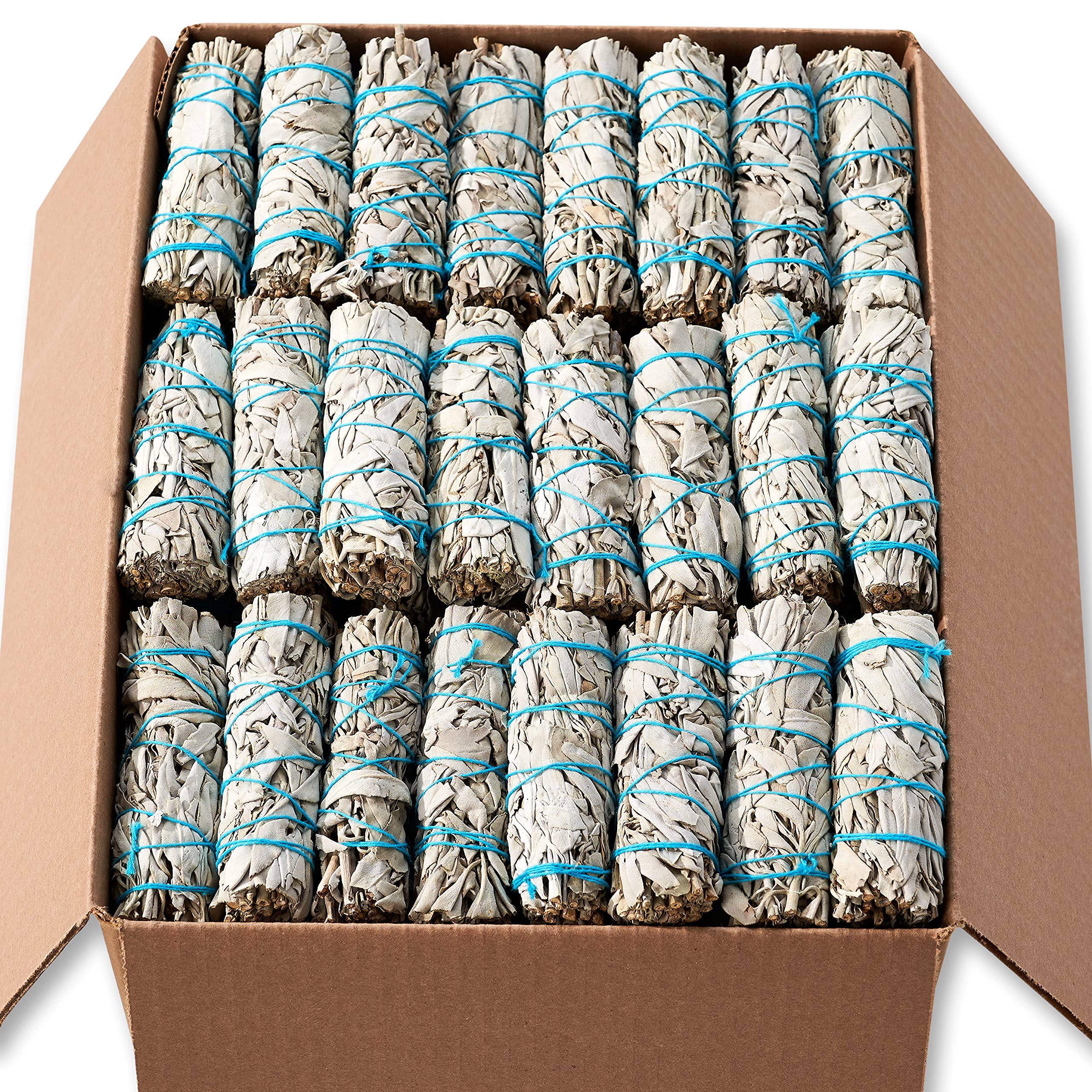 Blue River Sage 20 White Sage Smudge Sticks – 4 Inch Sustainably Grown Bundles