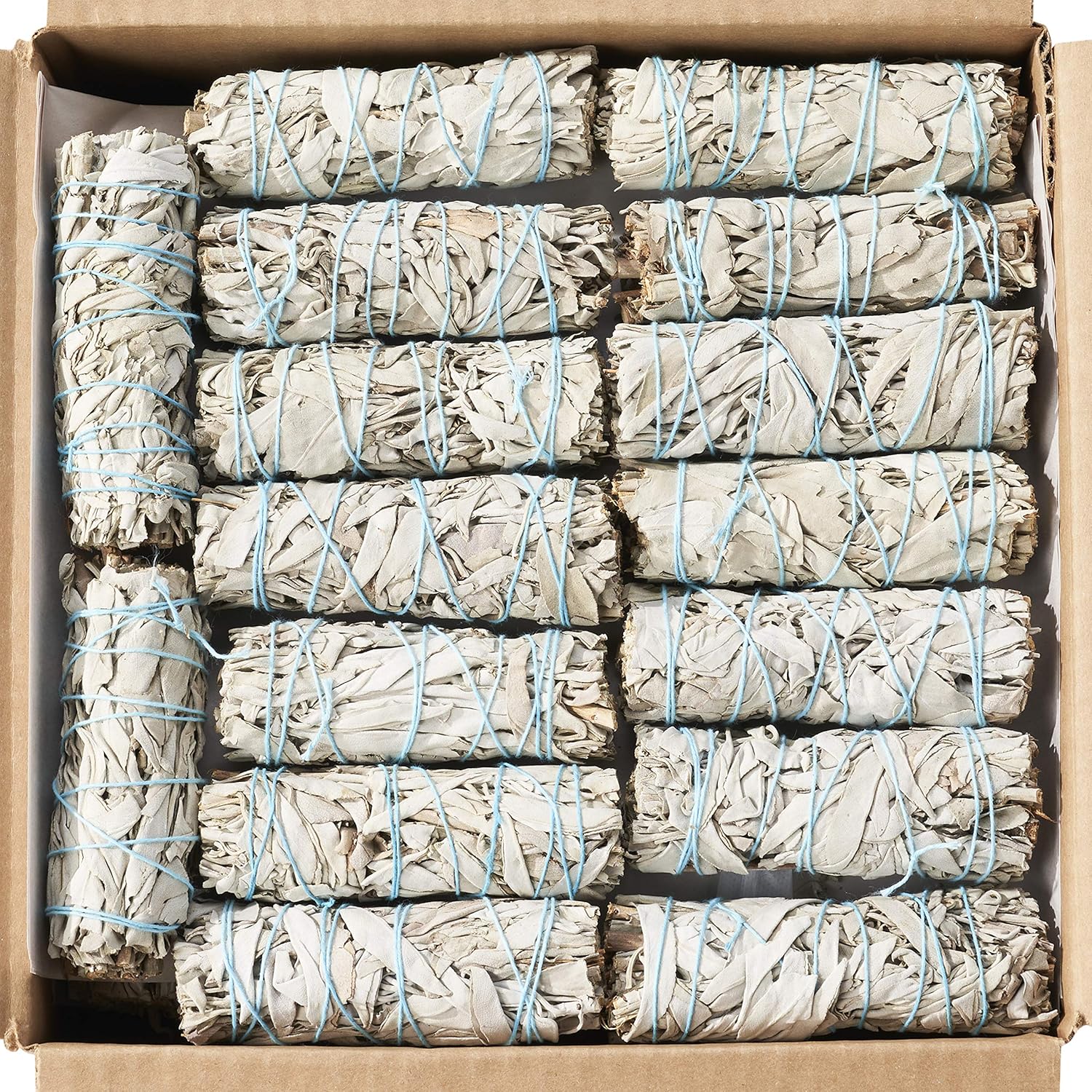 Blue River Sage 20 White Sage Smudge Sticks – 4 Inch Sustainably Grown Bundles