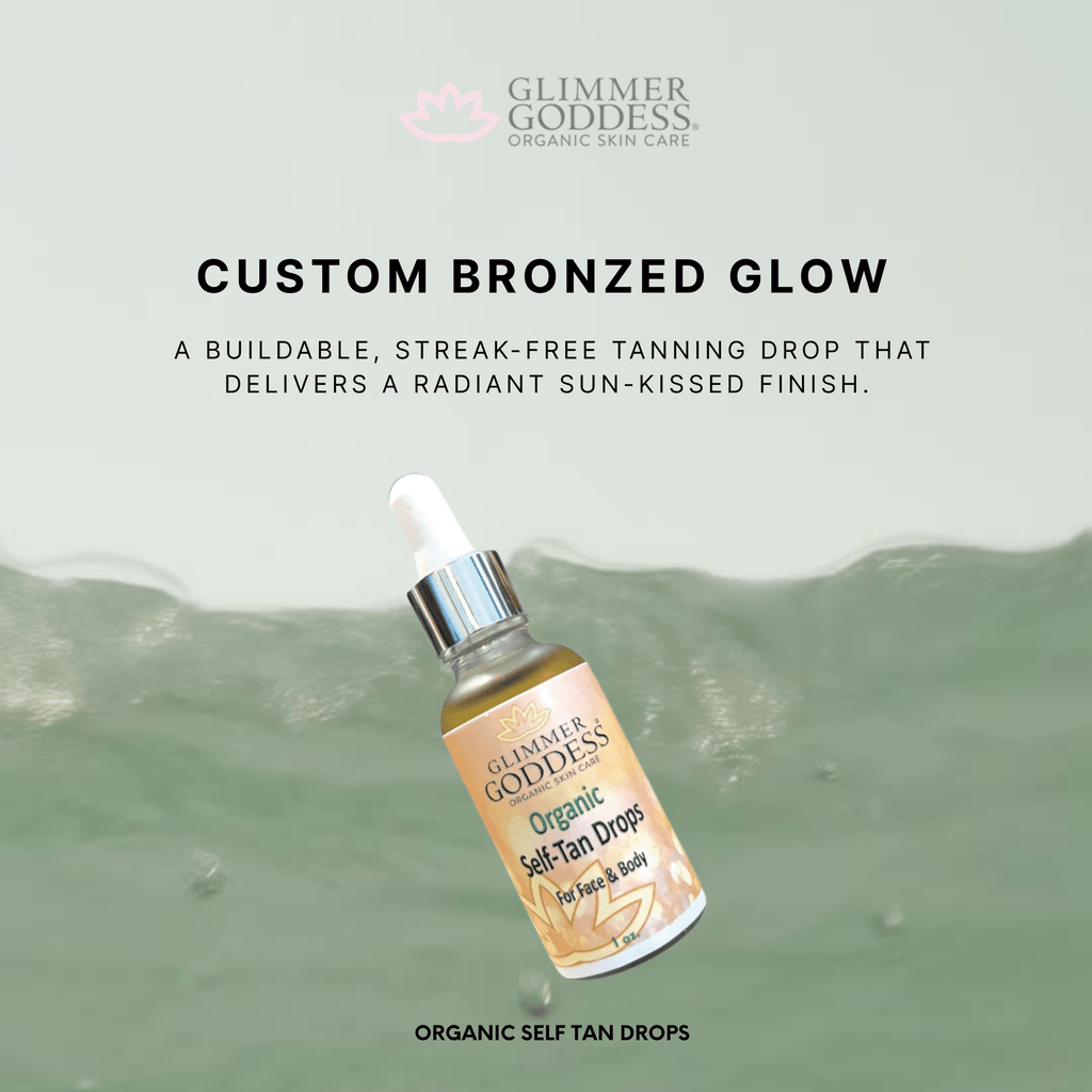 Organic Self Tan Drops – Customizable Fast-Developing Glow