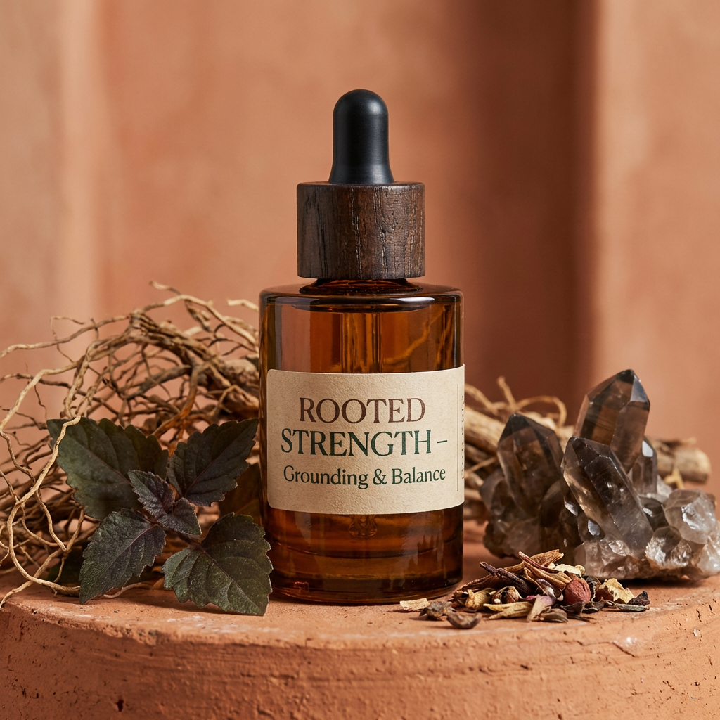 Rooted Strength – Grounding & Balance Perfume Oil by Spin the Yard Industries