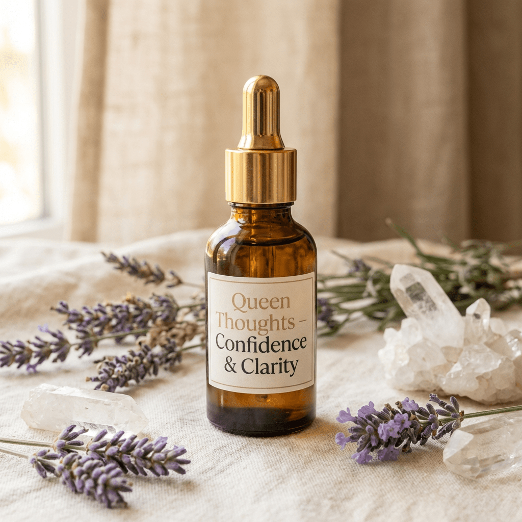 Queen Thoughts – Confidence & Clarity Perfume Oil by Spin the Yard Industries