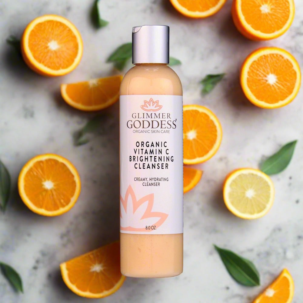 Organic Vitamin C Brightening Cleanser – Gentle Face Wash