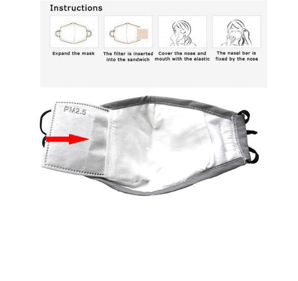 Designer Anti Pollution PM2.5 Mouth Mask Dust Respirator - Spin The Yard