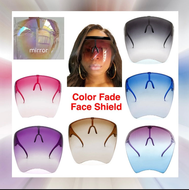 Full face shield glasses - Spin The Yard