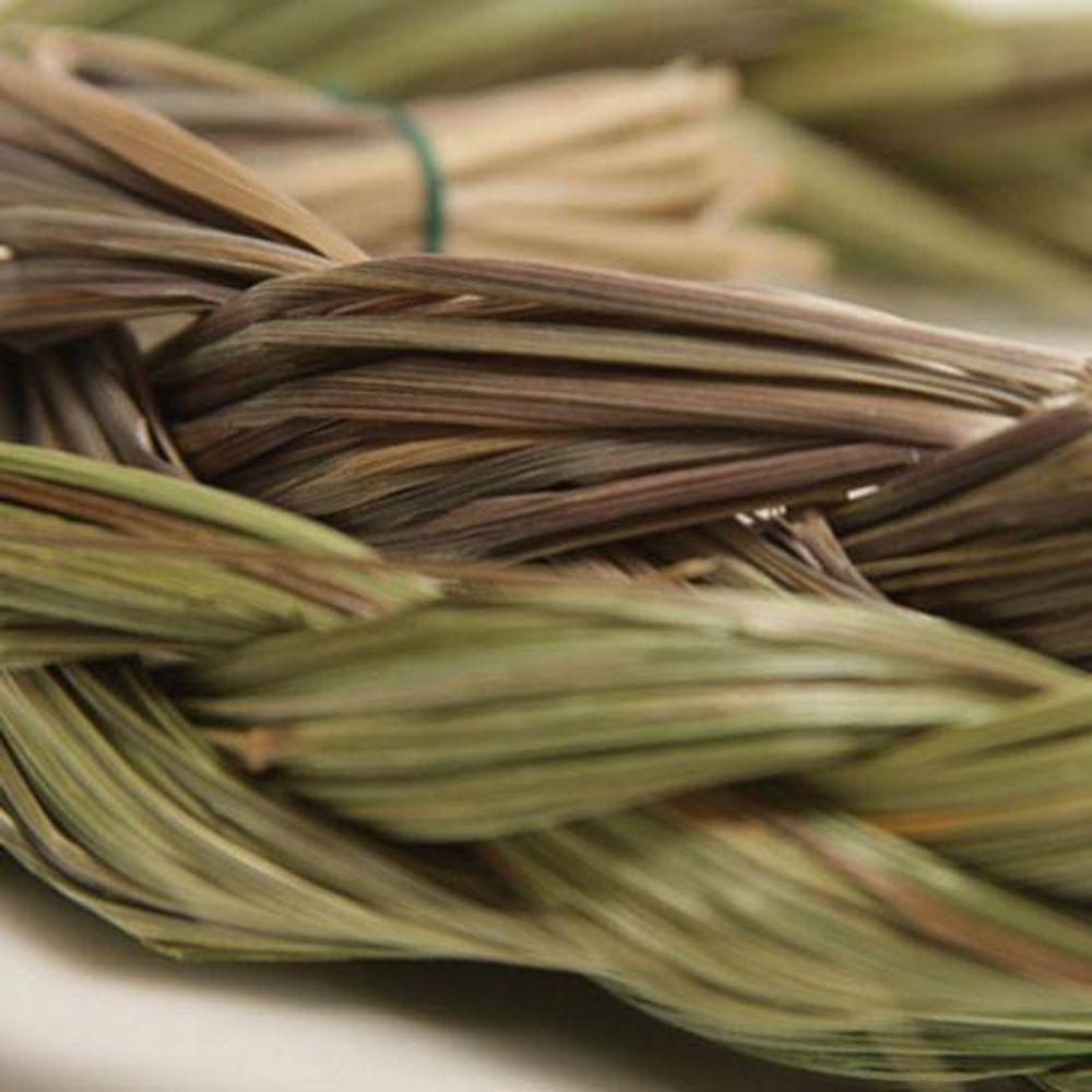Smudging Herbs - Sweet Grass Braid