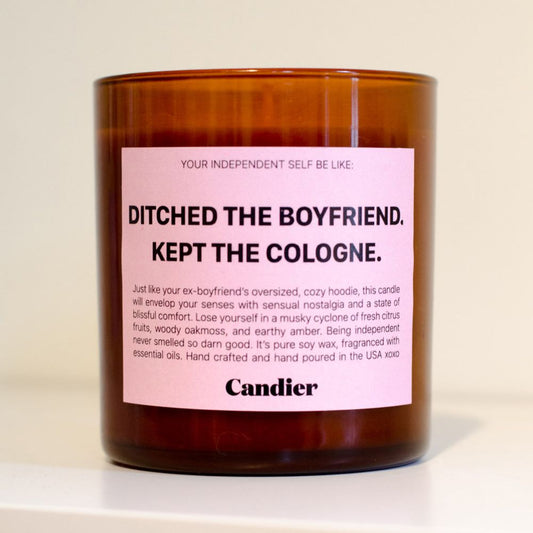 DITCHED THE BOYFRIEND CANDLE