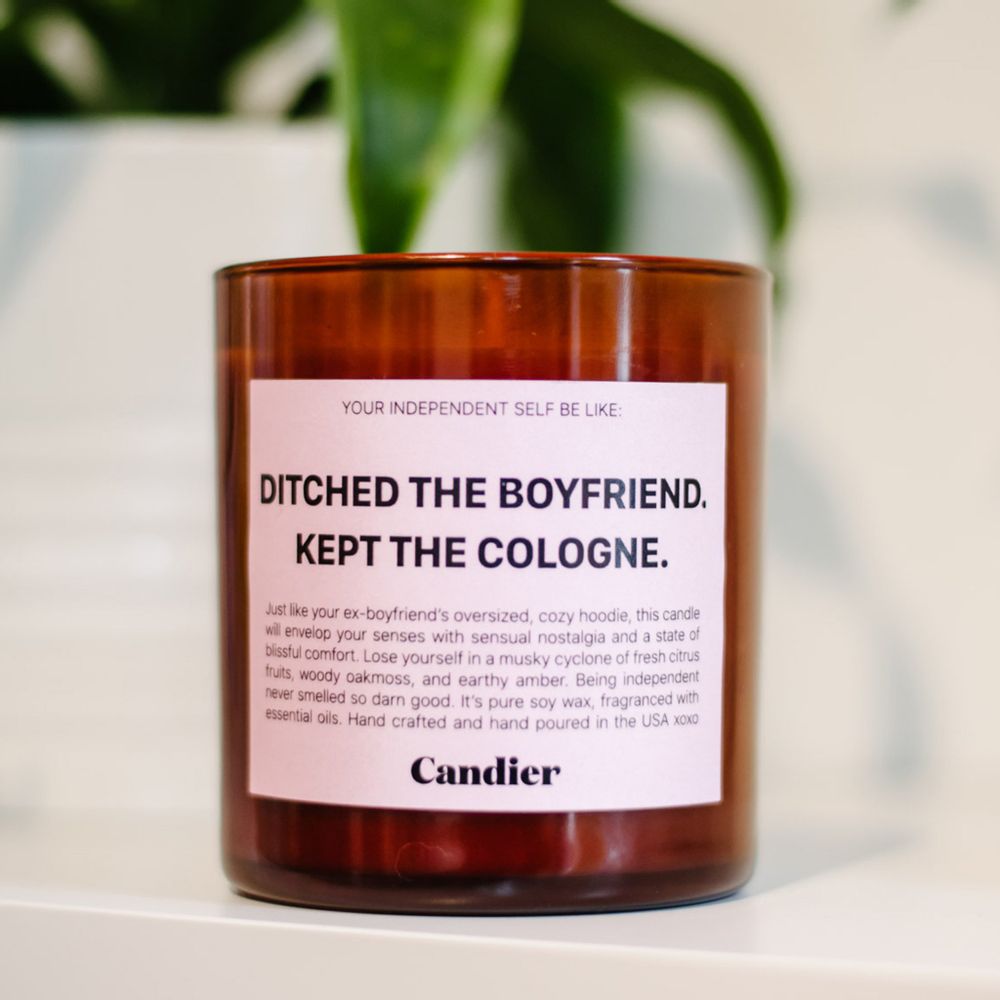 DITCHED THE BOYFRIEND CANDLE